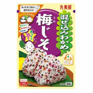 MARUMIYA RICE SEASONING – WAKAME, PLUM & PERILLA 29G