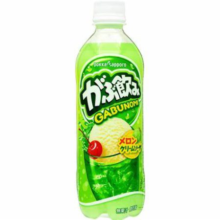 POKKA SAPPORO GABUNOMI MELON CREAM SODA 500ML