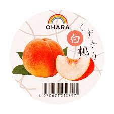 OHARA FRUIT KUZUKIRI WHITE PEACH 130G