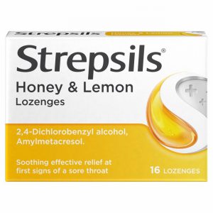 STREPSILS HONEY LEMON 16 LOZENGES