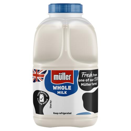 MULLER WHOLE MILK 568ML