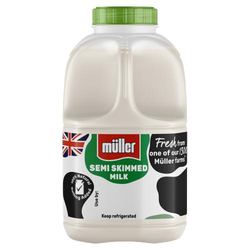 MULLER SEMI SKIMMED MILK 568ML