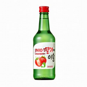 HITE JINRO STRAWBERRY SOJU (13%ALC) 350ML