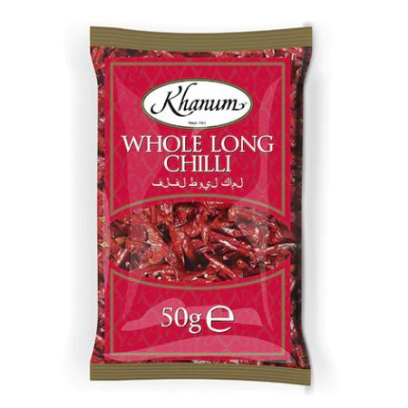 KHANUM WHOLE LONG CHILLI 50G