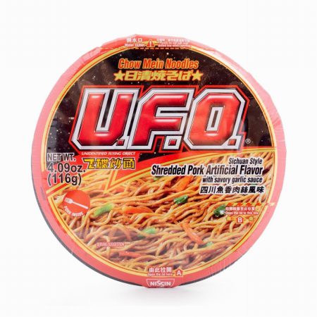 NISSIN UFO BOWL NOODLE - SHREDDED PORK 124G