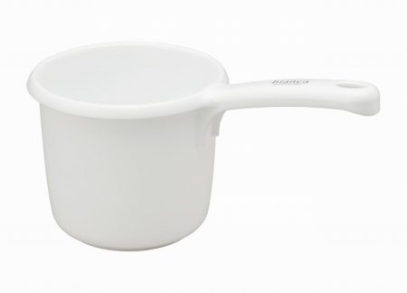 PP ONE HANDLE PAIL WHITE 14.6×26.5×13.9