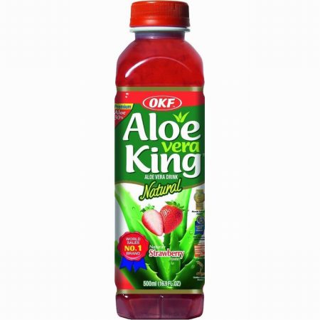 OKF ALOE VERA STRAWBERRY 500ML