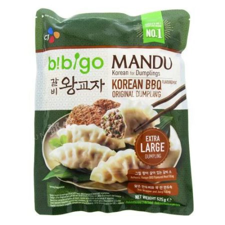 CJ BIBIGO MANDU KOREAN BBQ BEEF DUMPLING ORIGINAL 525G - Image 2