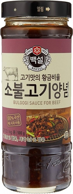 CJ BEKSUL BULGOGI BBQ SAUCE FOR BEEF 500G