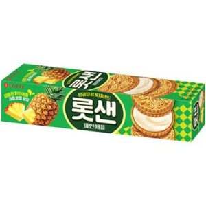 LOTTE SANDWICH COOKIES (PINEAPPLE) 105G