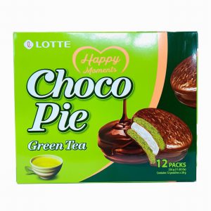 LOTTE CHOCO PIE GREEN TEA 12PCS 336G