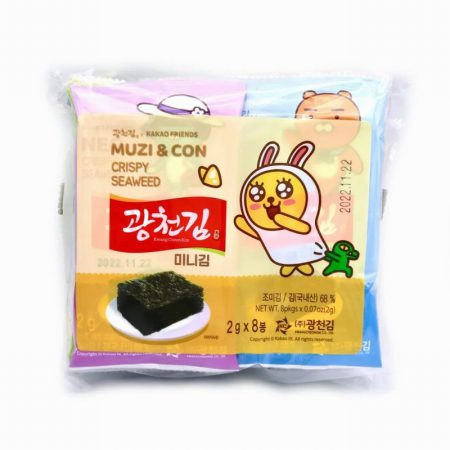 KAKAO FRIENDS KWANGCHEON DOSIRAK SEAWEED 8X2G