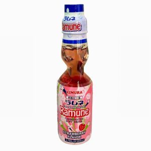 KIMURA GANSO RAMUNE STRAWBERRY 200ML
