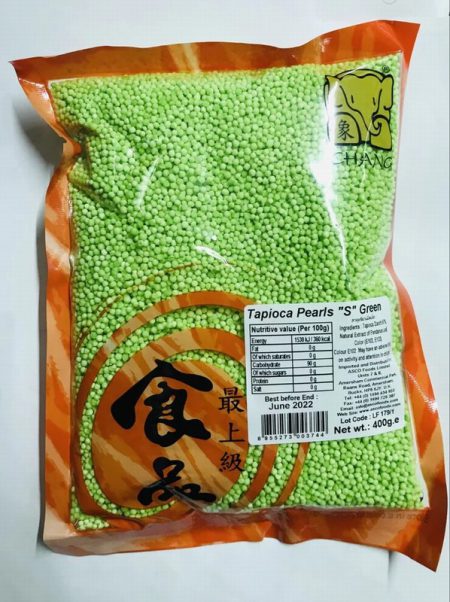 CHANG GREEN TAPIOCA PEARLS (S) 400G