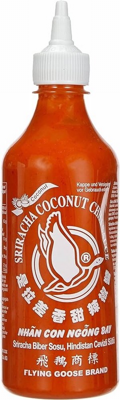 FLYING GOOSE SRIRACHA CHILLI SAUCE COCONUT 455ML