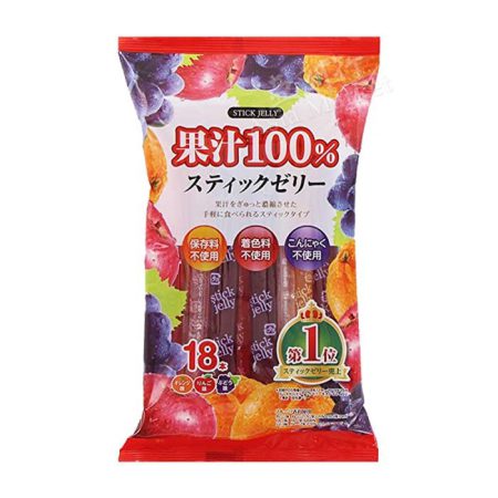 JP RIBON FRUIT JUICE JELLY STICKS 280G