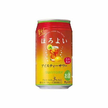 SUNTORY HOROYOI (CHU-HI) ICE TEA SAWA 3% ALC 350ML