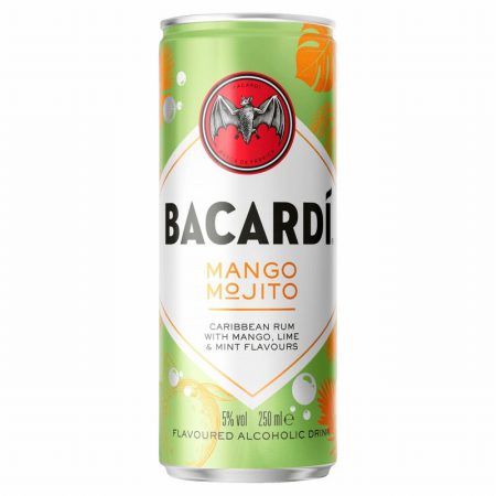 BACARDI MANGO MOJITO (5%ALC) 250ML