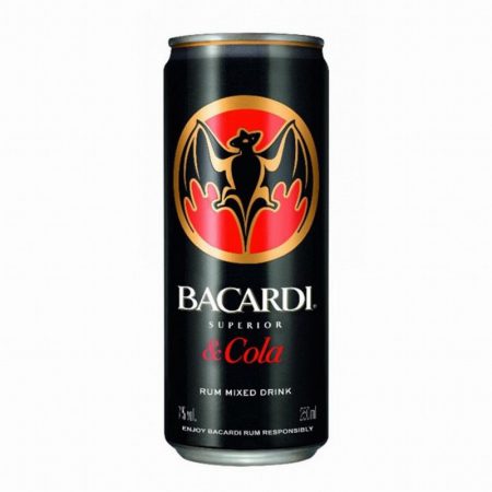 BACARDI & COLA 250ML