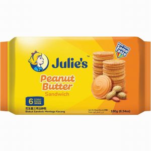 JULIE’S SANDWICH – PEANUT BUTTER 180G