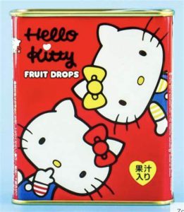 SAKUMA HELLO KITTY FRUIT DROPS (TIN) 75G