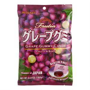 KASUGAI FRUTIA GUMMY CANDY – GRAPE 107G