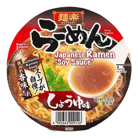 HIKARI MENRAKU CUP RAMEN - SOY SAUCE 76.7G