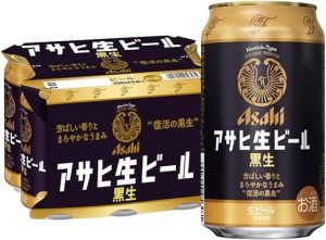 ASAHI DRAFT BEER – BLACK DRAFT (5%ALC) 350ML