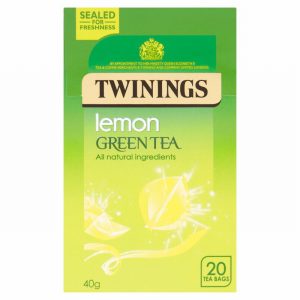 TWININGS LEMON GREEN TEA 20’S 40G